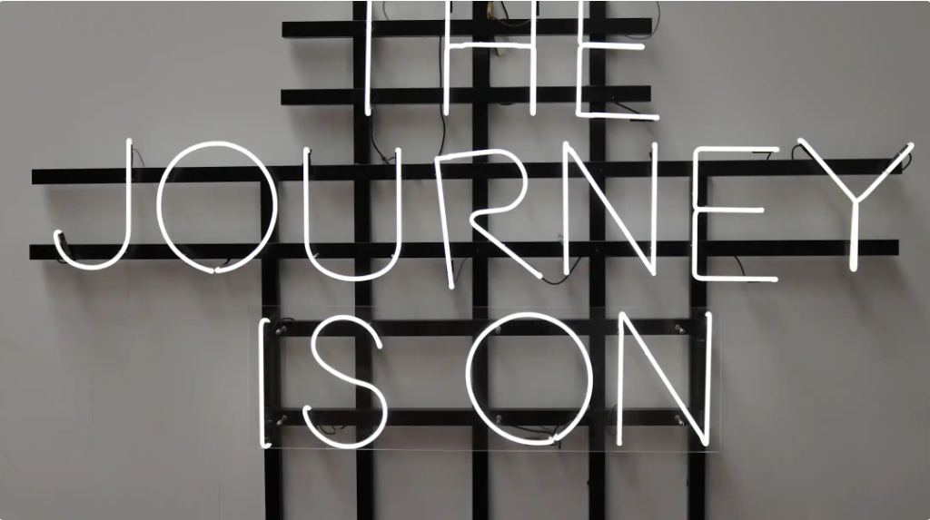 the journy is on